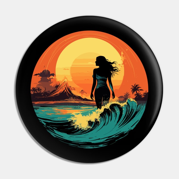 Girls surf better, summer surfing, sunset hunting v5 Pin by H2Ovib3s