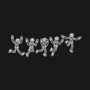 Skeleton Dance {DARK shirts} T-Shirt