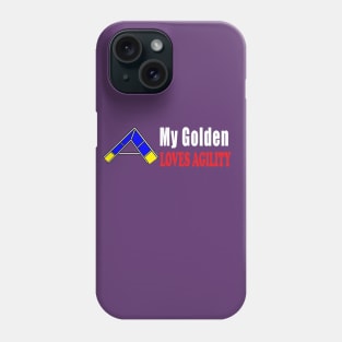 Dog agility Golden retriever - My Golden Loves Agility Phone Case