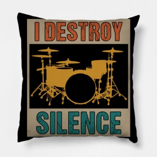 I DESTROY SILENCE Pillow