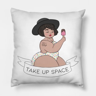 Take Up Space Pillow