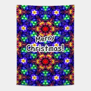 Sparkling Christmas tree pattern. Tapestry