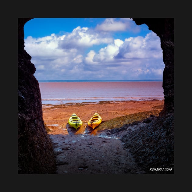 Kayaks on the Beach by kenmo