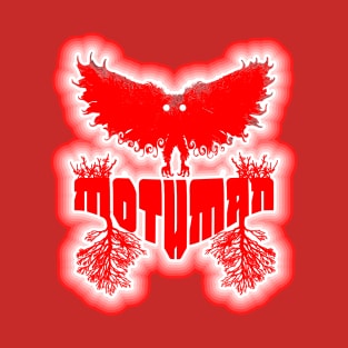 Mothman West Virginia Wing Humanoid Moth Retro Vintage T-Shirt