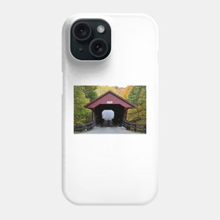 Newfield Cover Bridge, New York Phone Case