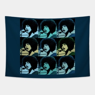 Angela Davis - Superstar in Blues Tapestry