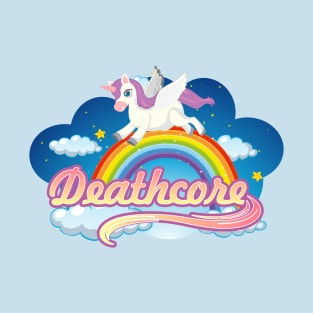 Deathcore Rainbow Unicorn T-Shirt