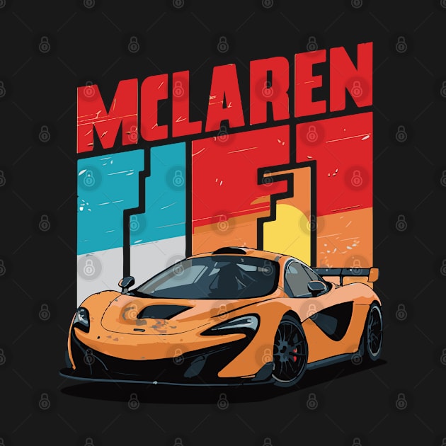 Mclaren P1 Vintage Car by Cruise Dresses