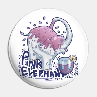 Pink Elephant Pin