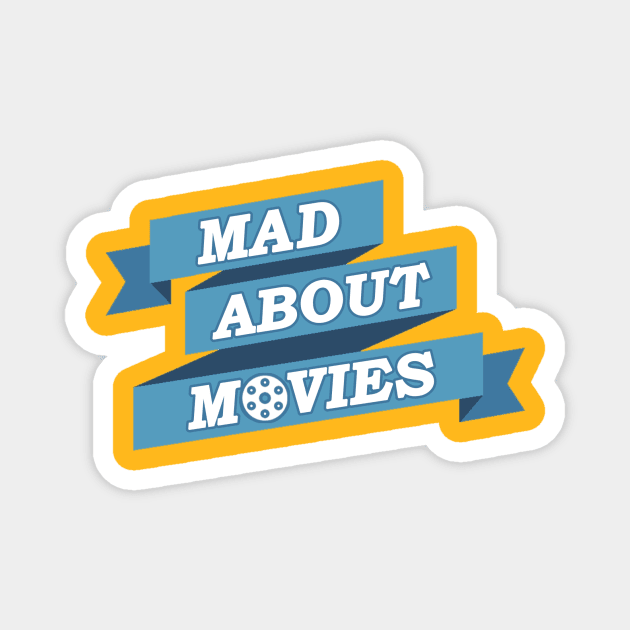 Blue Ribbons Logo Magnet by Mad About Movies