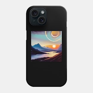 Sci fi Landscape Phone Case