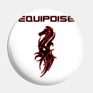 Equipoise - Red Outline Pin