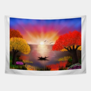 Autumn Landscape Tapestry