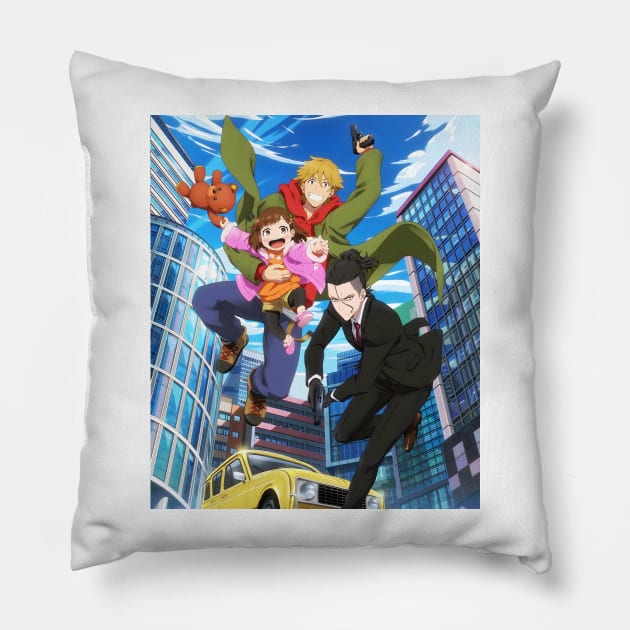 Buddy daddies Pillow by CERA23