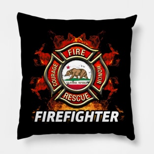 Firefighter California Pillow