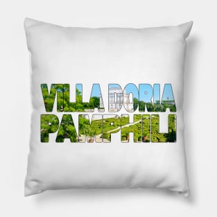 VILLA DORIA PAMPHILI - Rome Italy Pillow