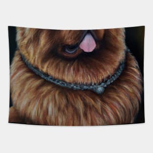 Chow Chow with Crown Tapestry