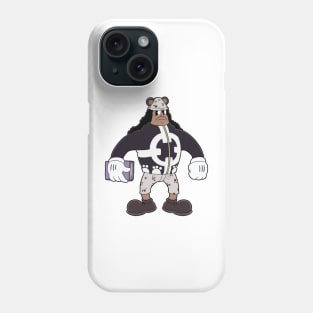 Kuma in cuphead style Phone Case