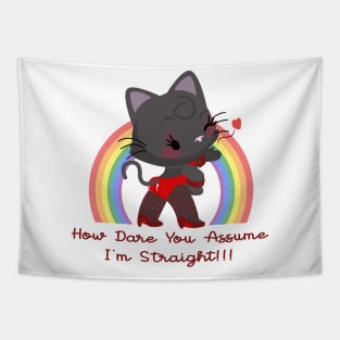 how dare you assume i'm straight (kawaii lgbtq) Tapestry