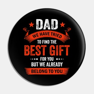 Dad best gift from kids for fathers day christmas birthday Pin