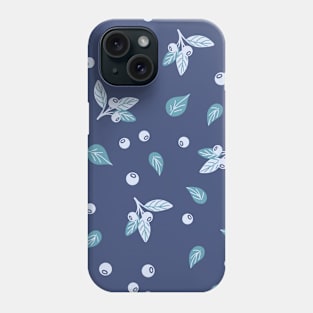 Blueberry pattern Phone Case