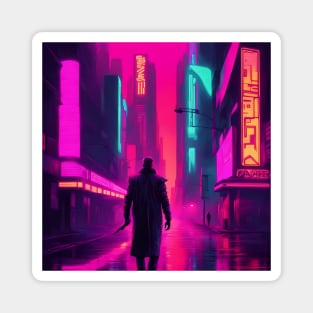 Blade Runner 2049 inspired art Magnet