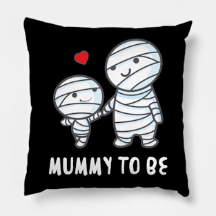 Mummy To Be' Funny Halloween Pillow