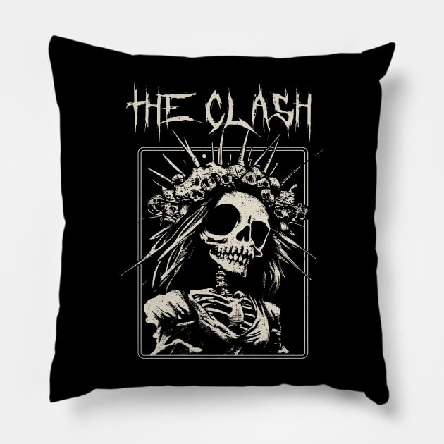 the clash bride on Pillow by hex pixel