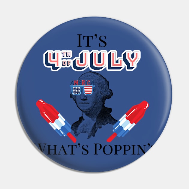 It's Fourth of July Pin by No Focus Creations