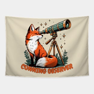 Foxy astronomy Tapestry