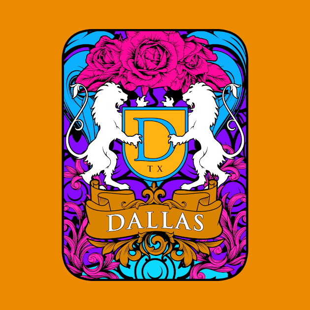 DALLAS LOGO ARTWORK by theanomalius_merch