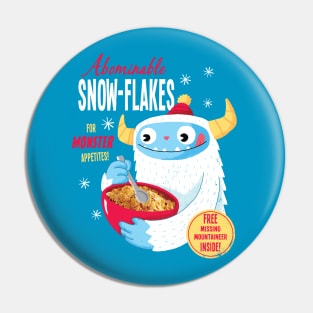 Abominable Snowflakes Pin