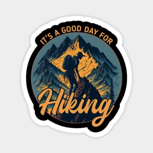 Hiking colorful Magnet