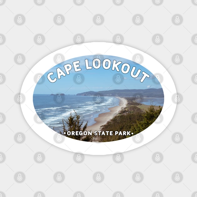 Cape Lookout State Park Oregon Magnet by stermitkermit