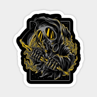 Reaper Scythe Smoke Yellow Magnet