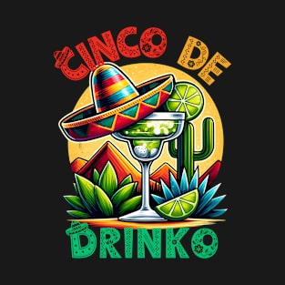 Cinco de drinko margarita 2024 T-Shirt