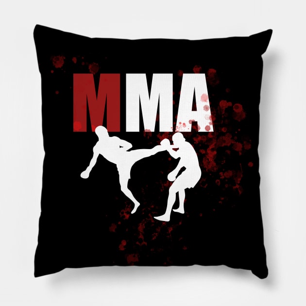 MMA Fighter | martial arts Pillow by MO design