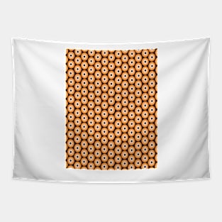 Orange Wild Flowers Tapestry