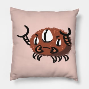 Crab Bug Doodle Monster Pillow