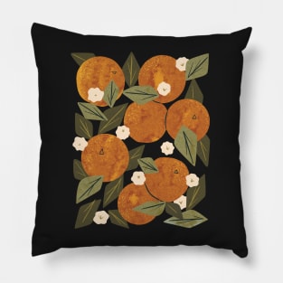 Orange Bouquet Pillow
