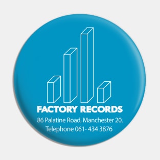 Palatine Road (white) Pin