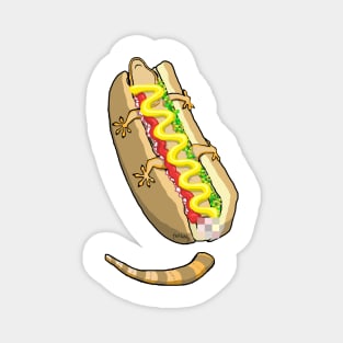 Hot Gecko Dog Magnet