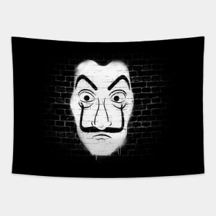 Paper Mask Tapestry