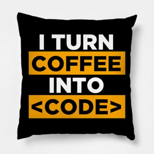 Coffee Developer Pillow