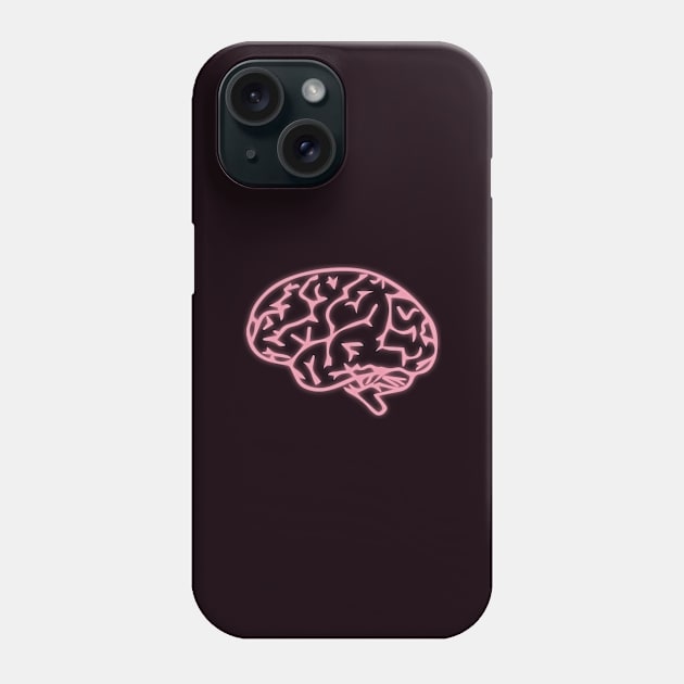 NEON BRAIN - Humain BRAIN Phone Case by Tilila