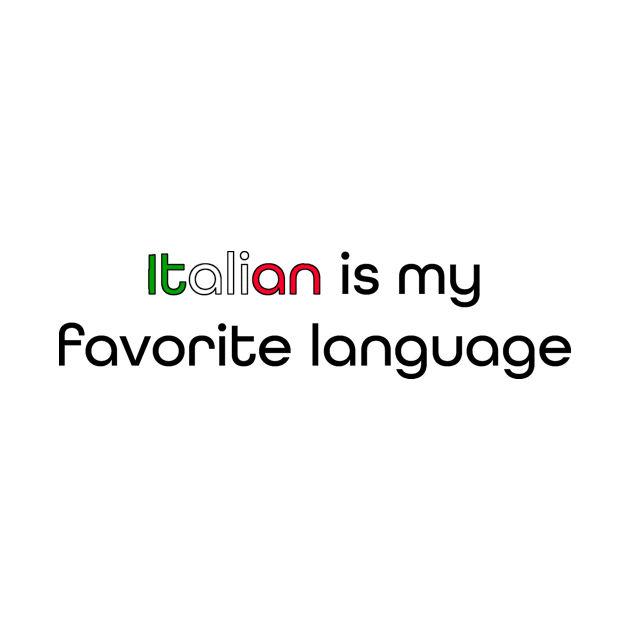 Italian is my Favorite Language by Rola Languages