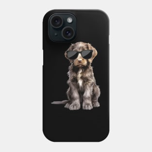 German Shorthaired Pointer Puppy Wearing Sunglasses Phone Case