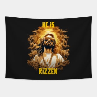 He is rizzen Tapestry