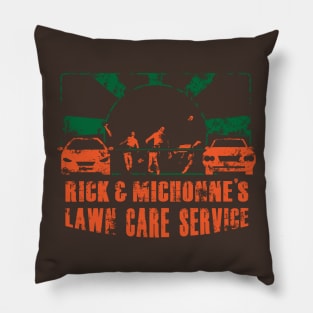 Rick & Michonne's Lawn Care Pillow