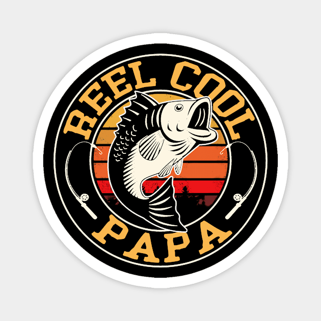 Papa Gift - reel cool Papa Magnet by buuka1991